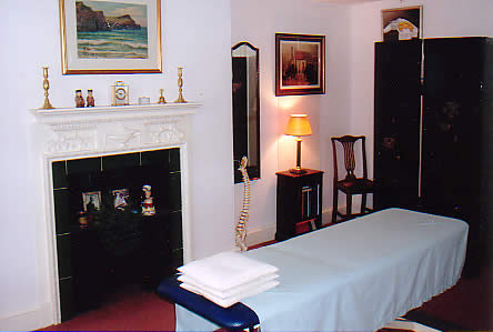 Consulting room and couch